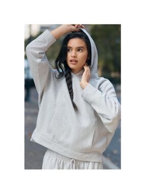 Daily Practice Light Gray Sparkle Women's Hooded Sweatshirt